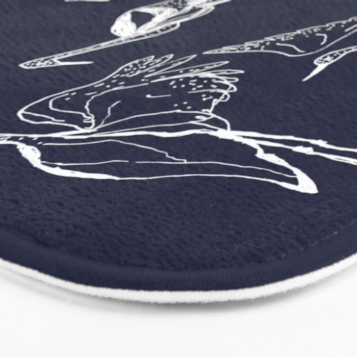 Cranes Bath Mat Gallery Image 3