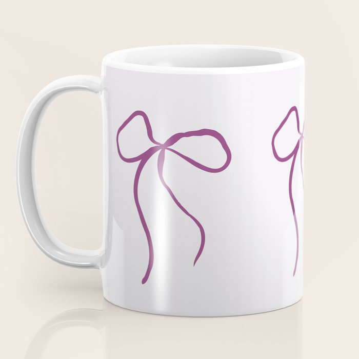 Coquette pink bow Coffee Mug Gallery Image 3