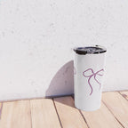 Coquette pink bow Travel Mug Gallery Image 4