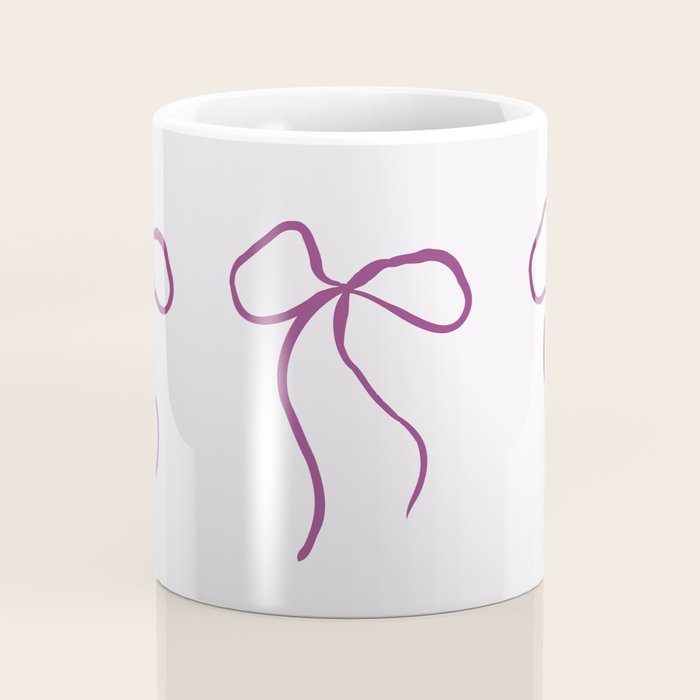 Coquette pink bow Coffee Mug Gallery Image 4