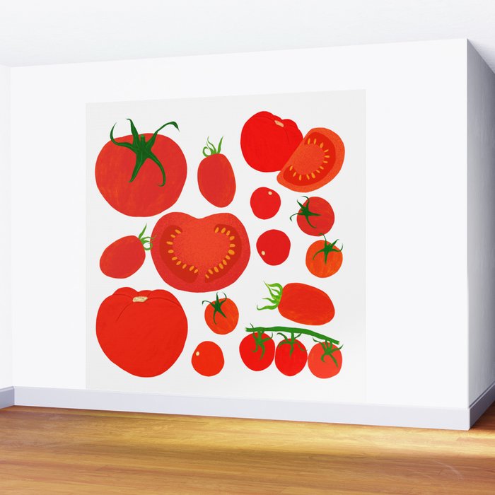 Tomato Harvest Wall Mural Gallery Image 2