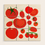 Tomato Harvest Wood Wall Art Gallery Image 1