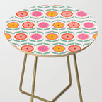 Bright Retro Geometric Pattern Side Table Gallery Image 2