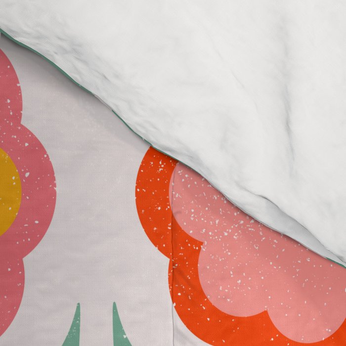 Bright Retro Geometric Pattern Comforter Gallery Image 4