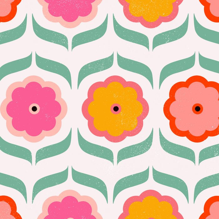 Bright Retro Geometric Pattern Coffee Mug Gallery Image 2