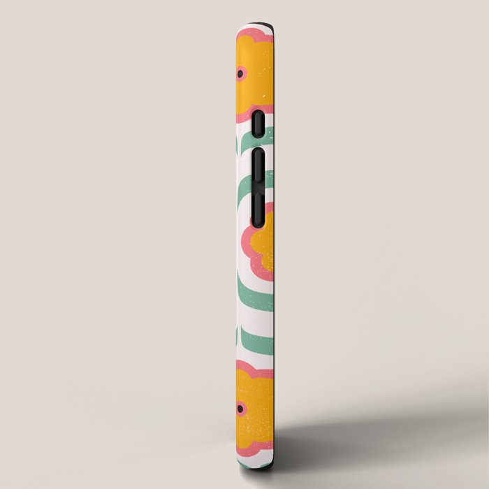 Bright Retro Geometric Pattern iPhone Case Gallery Image 2