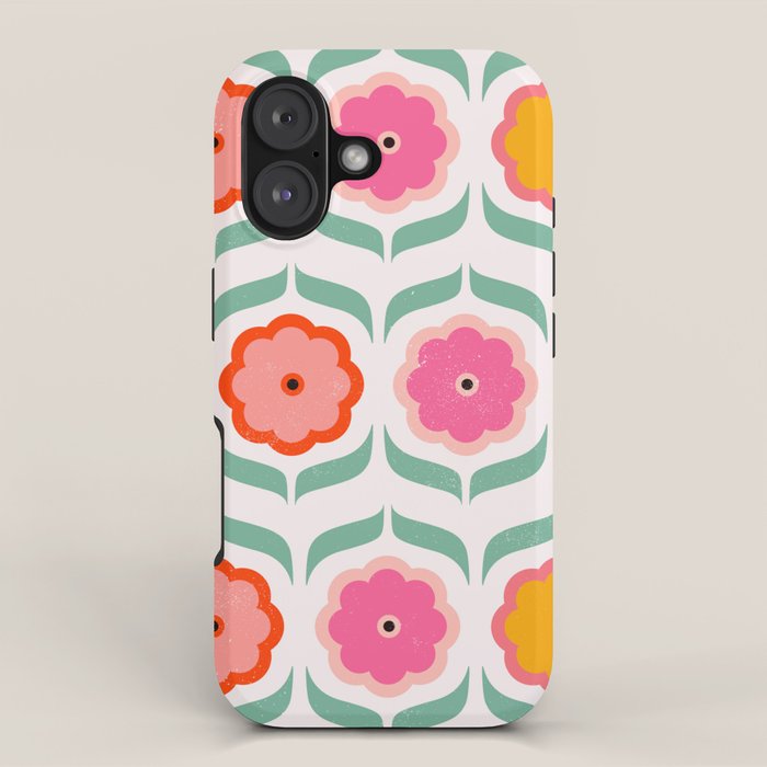 Bright Retro Geometric Pattern iPhone Case Gallery Image 1