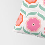 Bright Retro Geometric Pattern Pillow Sham Gallery Image 4