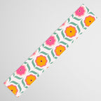 Bright Retro Geometric Pattern Table Runner Gallery Image 3