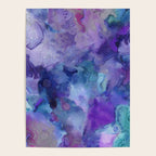 Abstract Colorful Purple Watercolor Poster Gallery Image 4