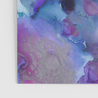Abstract Colorful Purple Watercolor Poster Gallery Image 3
