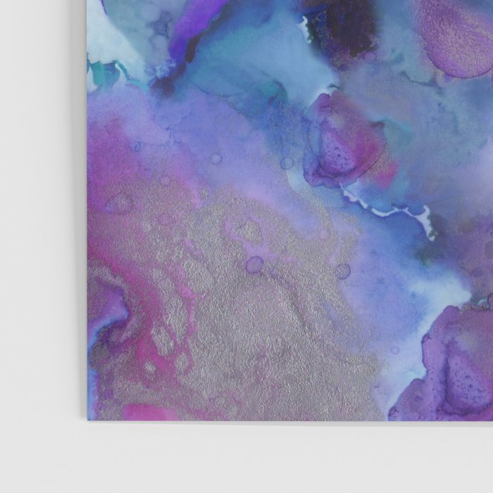 Abstract Colorful Purple Watercolor Poster Gallery Image 3