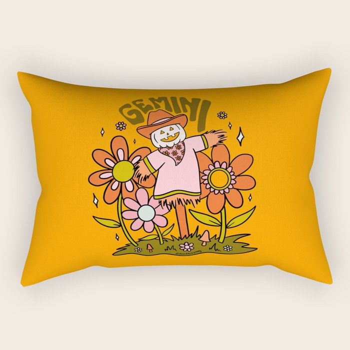 Gemini Scarecrow Rectangular Pillow Gallery Image 1