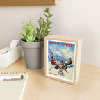 Retro Vintage Apres Ski Mountain Mini Art Print Gallery Image 2
