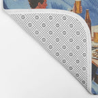 Retro Vintage Apres Ski Mountain Bath Mat Gallery Image 2