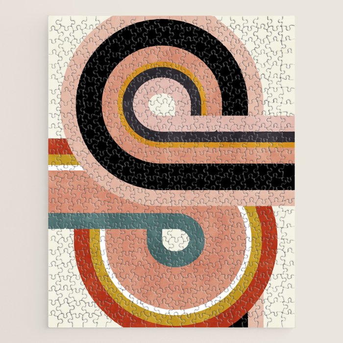 rainbow shape art Jigsaw Puzzle Gallery Image 1