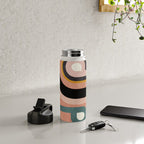 rainbow shape art Water Bottle Gallery Image 4