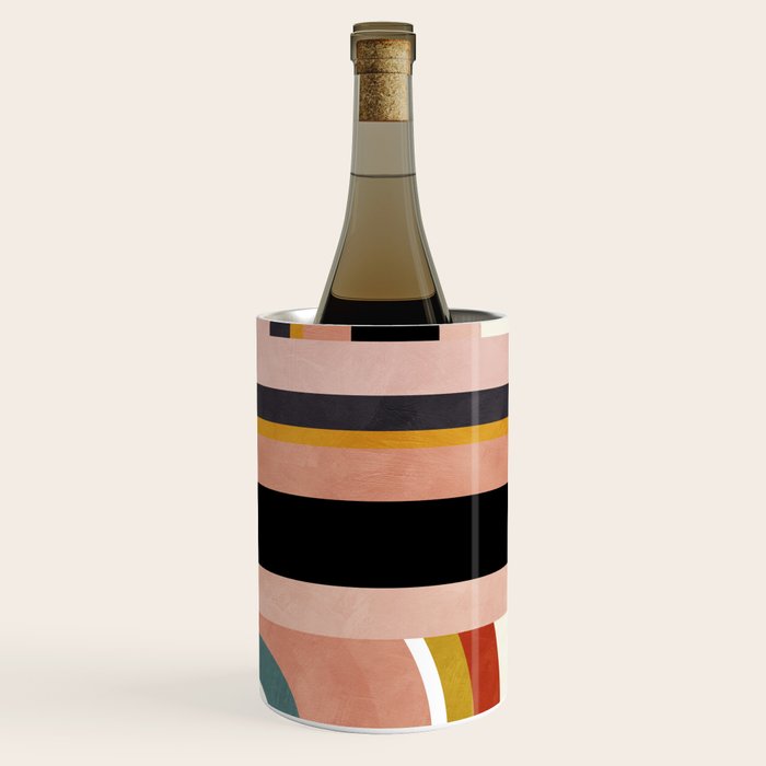 rainbow shape art Wine Chiller Gallery Image 3