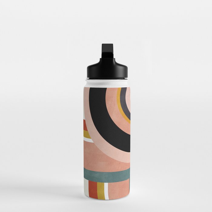 rainbow shape art Water Bottle Gallery Image 3