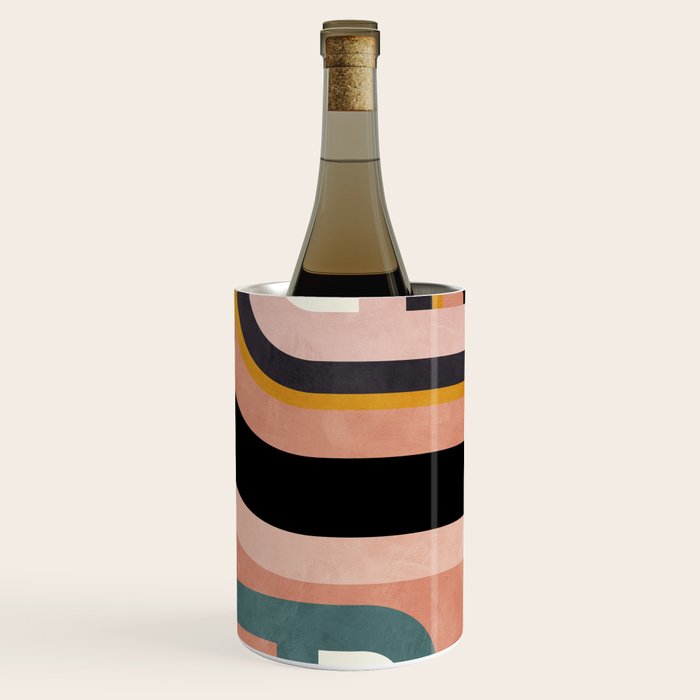 rainbow shape art Wine Chiller Gallery Image 1