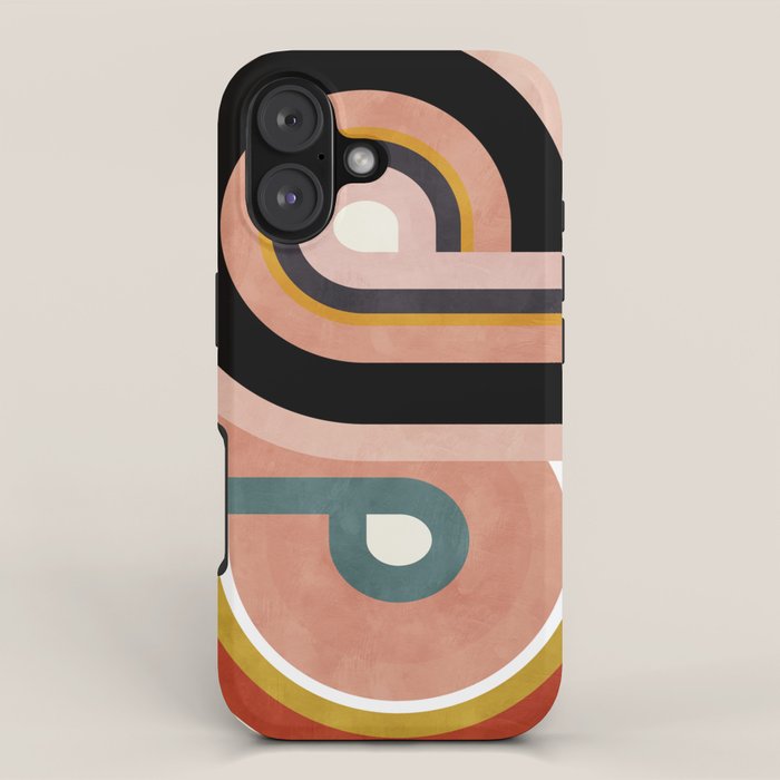 rainbow shape art iPhone Case Gallery Image 1