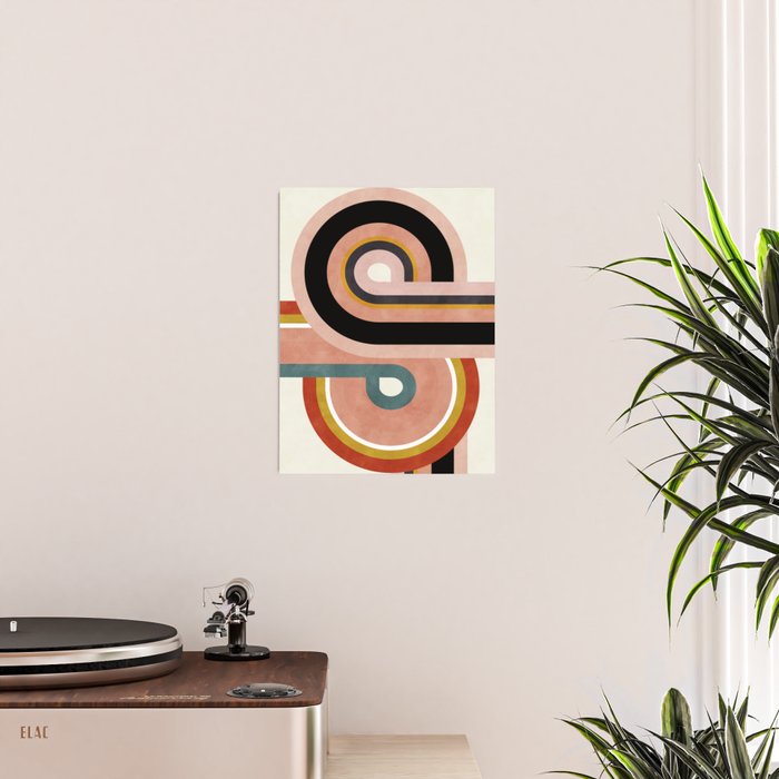 rainbow shape art Poster Gallery Image 2