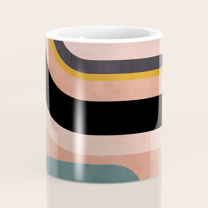 rainbow shape art Coffee Mug Gallery Image 4