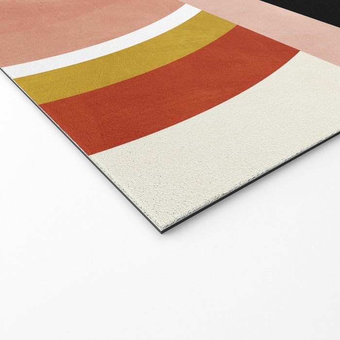 rainbow shape art Welcome Mat Gallery Image 2