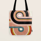 rainbow shape art Tote Bag Gallery Image 1