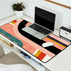 rainbow shape art Desk Mat Gallery Image 2