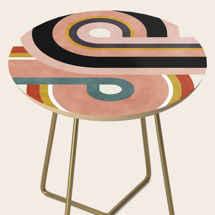 rainbow shape art Side Table Gallery Image 2