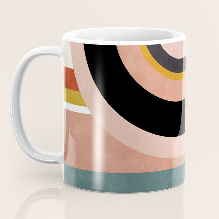 rainbow shape art Coffee Mug Gallery Image 3