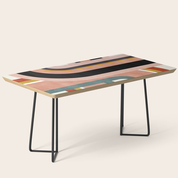 rainbow shape art Coffee Table Gallery Image 1