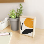 Abstract Flora - yellow Mini Art Print Gallery Image 2