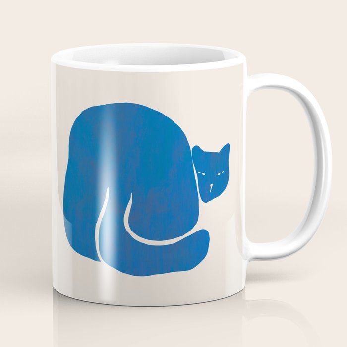Blue cat Coffee Mug Gallery Image 1