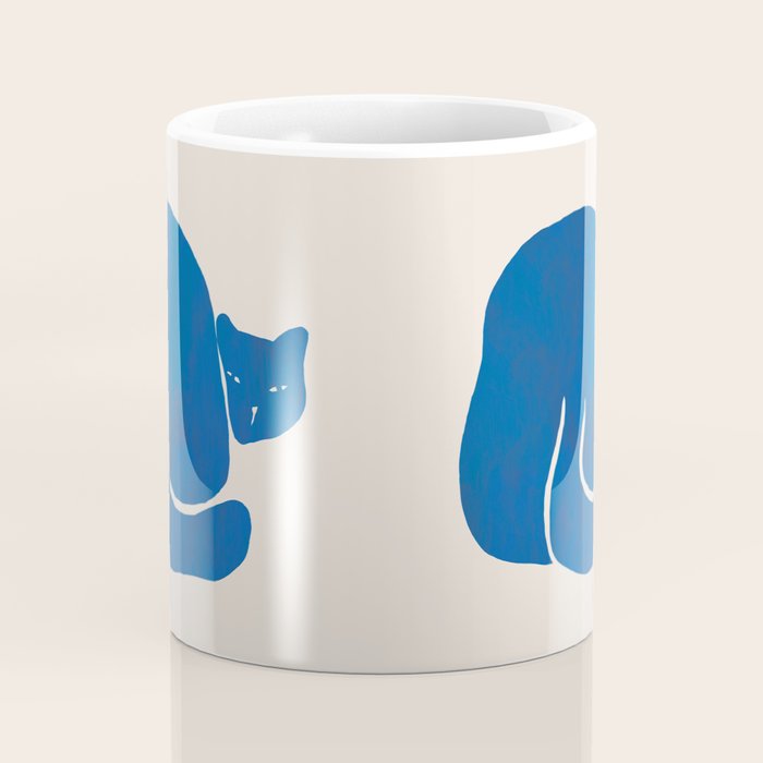 Blue cat Coffee Mug Gallery Image 4