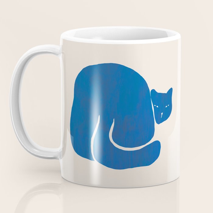 Blue cat Coffee Mug Gallery Image 3