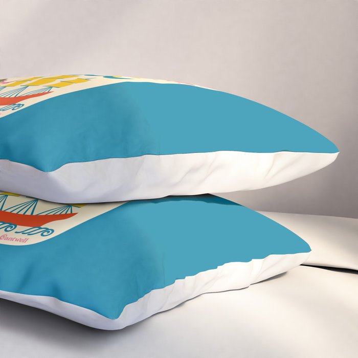 Mythical Sea Creatures - Ocean Monsters Pillow Sham Gallery Image 3