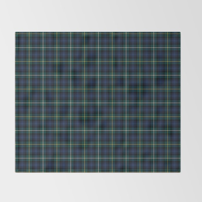 Clan Campbell Tartan Throw Blanket Gallery Image 2
