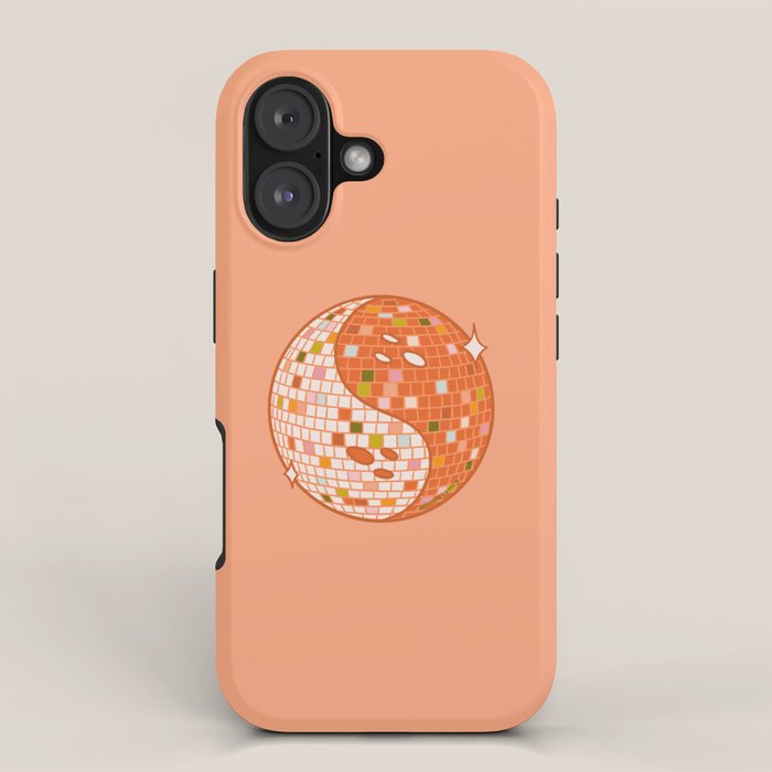 Spooky Yin Yang Disco Ball iPhone Case Gallery Image 1