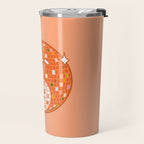 Spooky Yin Yang Disco Ball Travel Mug Gallery Image 2
