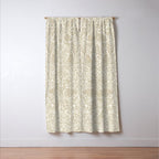 William Morris Brer Rabbit Linen Beige Vintage Pattern Window Curtain Gallery Image 3