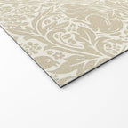 William Morris Brer Rabbit Linen Beige Vintage Pattern Welcome Mat Gallery Image 2