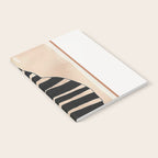 Black Cat with Bold Stripes Notebook Gallery Image 2