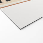 Black Cat with Bold Stripes Welcome Mat Gallery Image 2