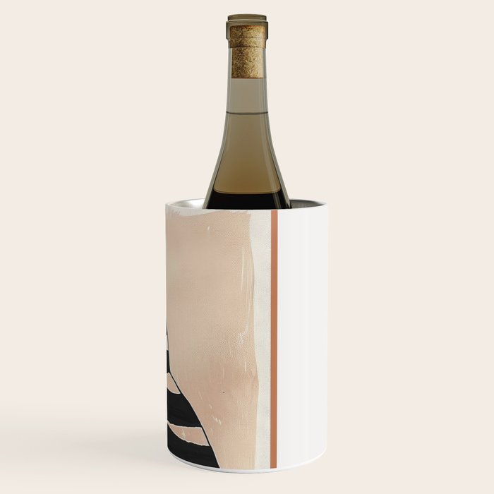 Black Cat with Bold Stripes Wine Chiller Gallery Image 3