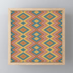 Boho Western Geometric Pattern I Mini Art Print Gallery Image 1