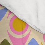 Mid century Modern Geo Pattern 1 Comforter Gallery Image 4