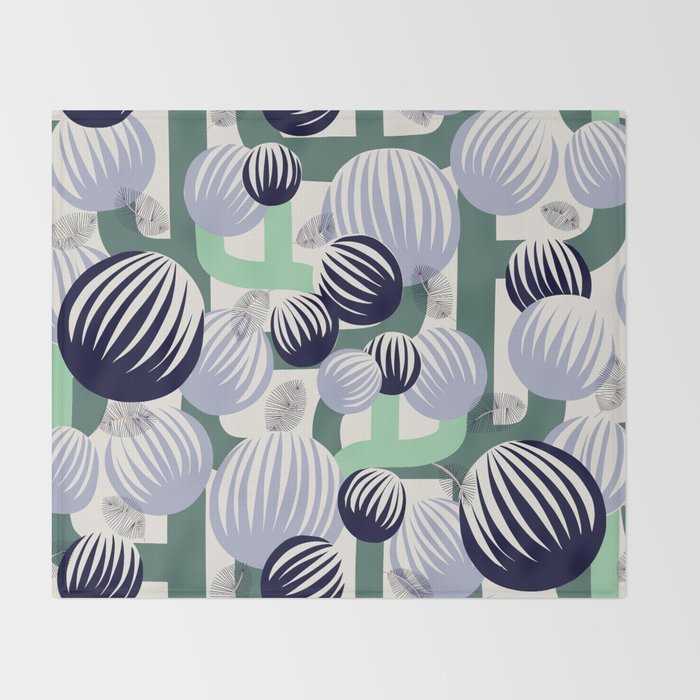 expectant iteration bold branch Throw Blanket Gallery Image 2