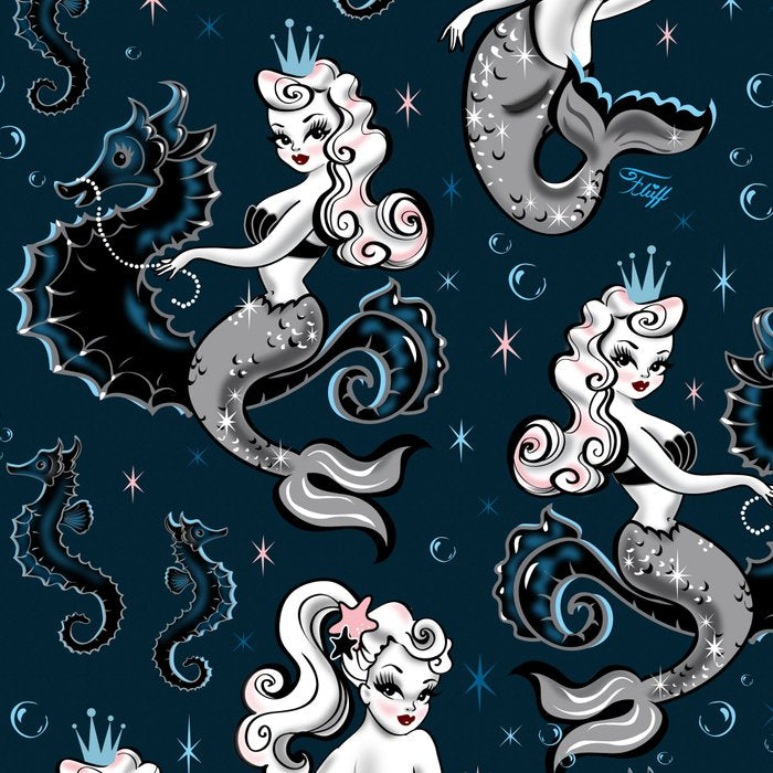 Pearla the Mermaid Riding on a Seahorse Coffee Mug Gallery Image 2